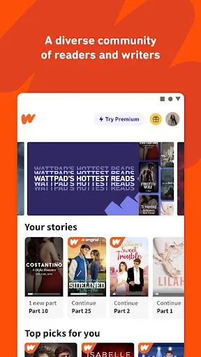 Baixar Wattpad – Ler e Escrever Histórias Online Grátis - Screenshot 2