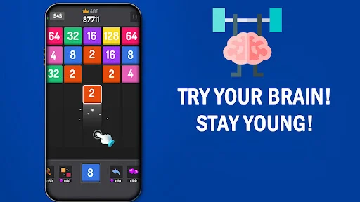 Baixar Number Games – 2048 Blocks: O Melhor Jogo de Puzzle Grátis - Screenshot 1