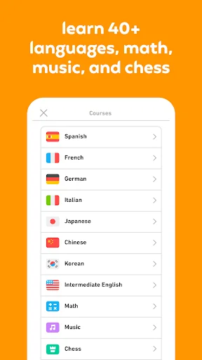Baixar Duolingo: Aprenda Idiomas, Xadrez e Matemática Grátis - Screenshot 1