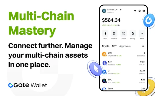 Gate Wallet: Carteira Web3 Multi-Chain Segura – Download Agora - Screenshot 2