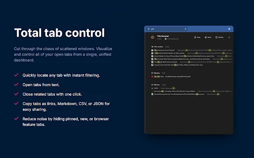 Session Buddy: Gerencie Abas e Salve Sessões com Facilidade - Screenshot 3
