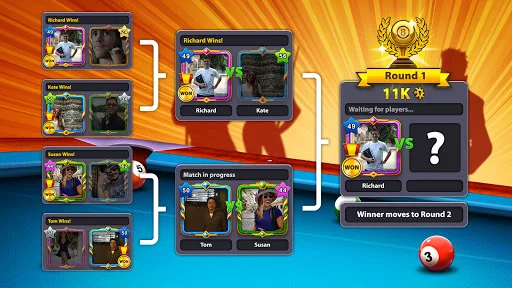 Baixar 8 Ball Pool APK: Jogue Sinuca Online Grátis e Desafie Amigos - Screenshot 4