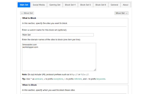 LeechBlock NG: Bloqueie Sites e Aumente sua Produtividade Agora - Screenshot 3