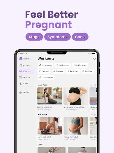 FitMama: Treino Gravidez e Pós-parto – Baixe o App Agora - Screenshot 11