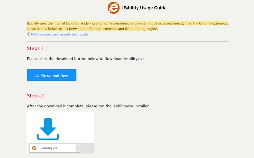 IEability: Execute IE no Chrome – Compatibilidade Total (IE Tab) - Screenshot 1