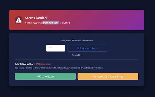AlionWeb: Proteção Parental e Bloqueio de Sites Maliciosos - Screenshot 4