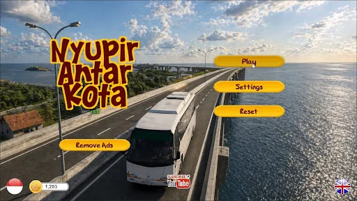 Baixar Bus Driving Around Java Island – Simulador de Ônibus Grátis - Screenshot 1