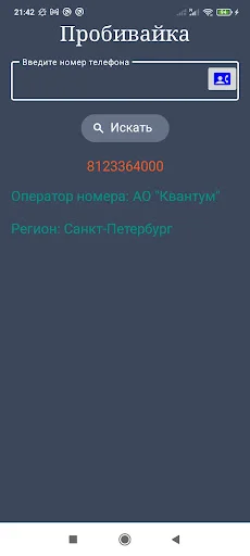 Operadora de Telefone: Identifique Números da Rússia Rapidamente - Screenshot 7
