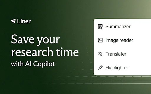 Liner: ChatGPT AI Copilot para Web e YouTube – Baixe Agora - Screenshot 1
