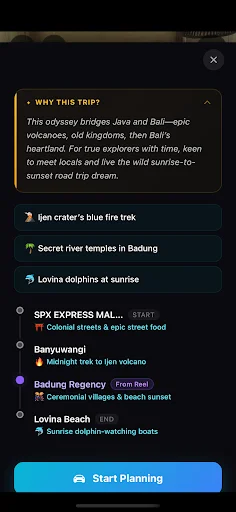Tourific: Planejador de Viagens IA – Crie Roteiros Incríveis - Screenshot 6