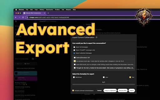 Superpower Chat: Otimize seu ChatGPT com Pastas e Prompts - Screenshot 4