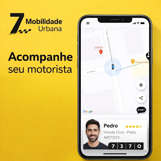 Baixar 7 Mobilidade – Passageiros: Transporte Rápido e Seguro - Screenshot 8