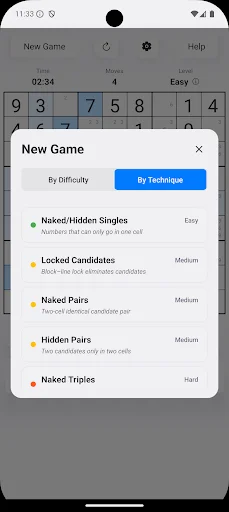 Baixe Sudoku Trainer! – Domine Técnicas de Sudoku e Melhore Agora - Screenshot 4