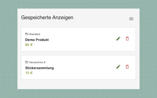 Kleinanzeigen Tool: Otimize Suas Vendas com Modelos e Templates - Screenshot 2