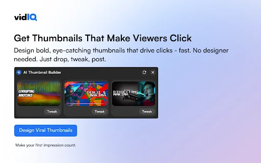 vidIQ Vision para YouTube: Otimize seu Canal e Ganhe Mais Views - Screenshot 3