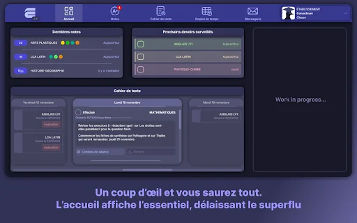 Ecole Directe Plus Unblock: Otimize sua Experiência Escolar - Screenshot 3