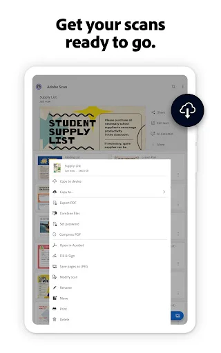 Adobe Scan: Escaneie Documentos e Crie PDFs com OCR Grátis - Screenshot 12