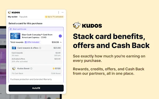 Kudos: Maximize seus Recompensas e Cashback em Compras Online - Screenshot 1