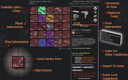 CS2 Trader: O Melhor Extensor para Trocas no Steam – Download - Screenshot 1