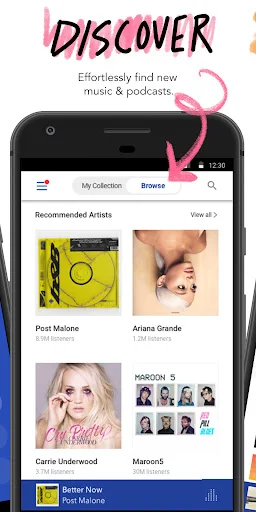 Pandora Music & Podcasts: O Seu Streaming de Música Personalizado - Screenshot 3