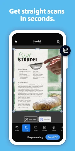 Adobe Scan: Escaneie Documentos e Crie PDFs com OCR Grátis - Screenshot 2