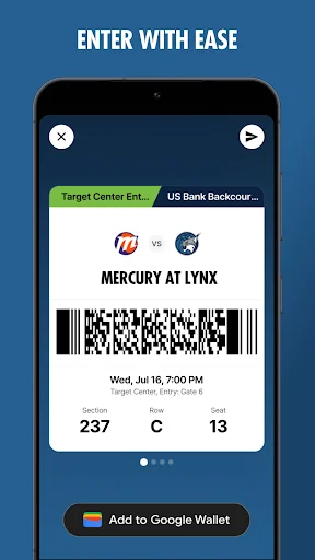 Baixe o App Minnesota Lynx: Ingressos, Notícias e Jogos ao Vivo - Screenshot 7