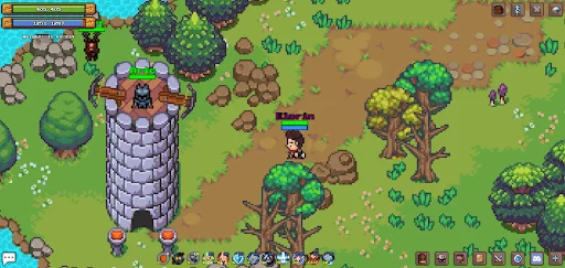 Definya: 2D MMORPG Online – RPG Pixel e PvP Grátis - Screenshot 11