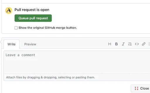 Aviator Chrome Extension: Otimize seu MergeQueue no GitHub - Screenshot 1