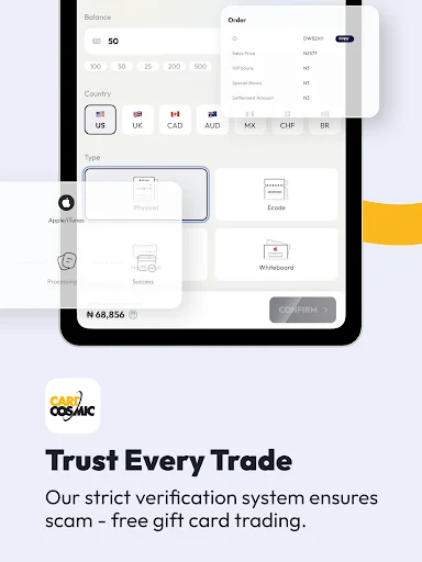 CardCosmic: Venda seus Gift Cards com Segurança e Rapidez - Screenshot 9