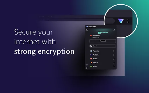 Proton VPN: Navegue com Segurança e Privacidade Total no Chrome - Screenshot 2