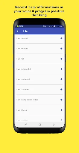Creation – Voice Affirmations: Grave suas afirmações e transforme sua mente - Screenshot 7