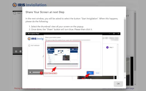 IRIS Invigilation: Garanta a Integridade de suas Provas Online - Screenshot 1