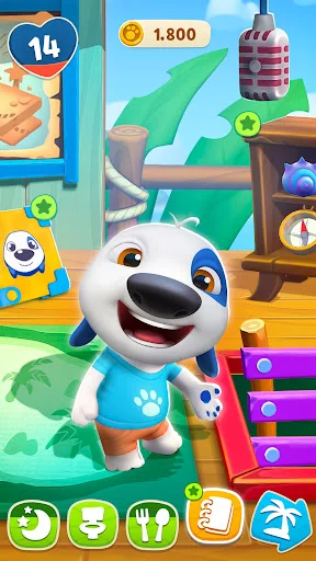 Baixar My Talking Hank: Islands – Aventura e Diversão no Android - Screenshot 1