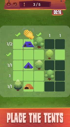 Baixar Real Tents & Trees: O Melhor Jogo de Lógica e Quebra-Cabeça - Screenshot 3