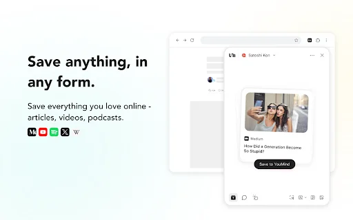 YouMind: AI Web Clipper e Notas para YouTube – Baixe Agora - Screenshot 3