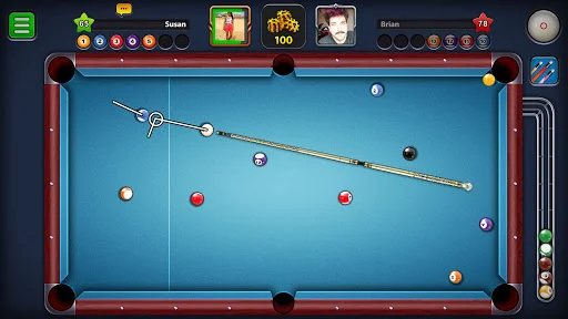 Baixar 8 Ball Pool APK: Jogue Sinuca Online Grátis e Desafie Amigos - Screenshot 1