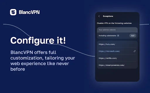 BlancVPN: Proxy Rápido e Seguro para Chrome – Baixe Agora - Screenshot 3