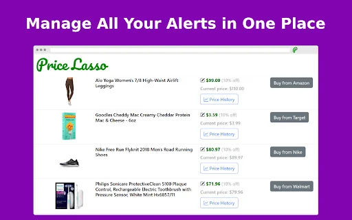 PriceLasso: Rastreador de Preços e Alertas de Ofertas Online - Screenshot 4
