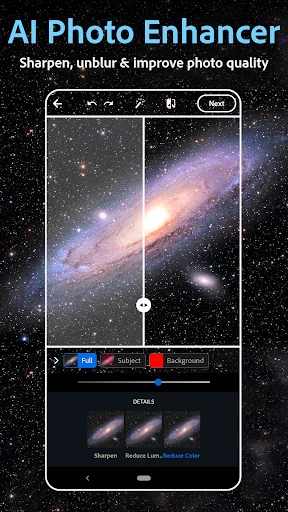 Photoshop Express: Edição de Fotos Profissional no Android - Screenshot 7