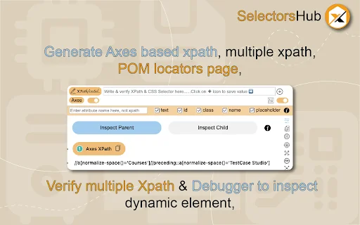 SelectorsHub: Gere Playwright, XPath e CSS Selectors Facilmente - Screenshot 5