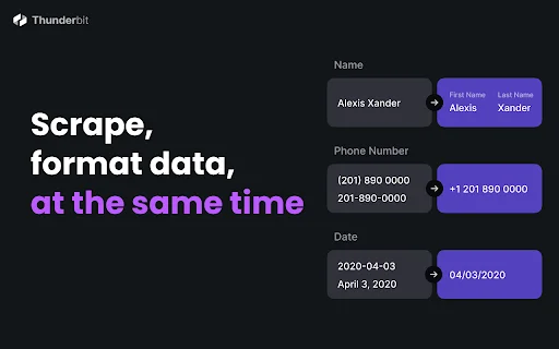 Thunderbit: Extrator de Dados AI para Chrome – Web Scraper Grátis - Screenshot 4