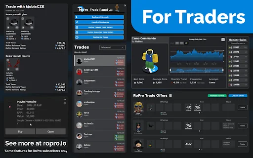 Baixar RoPro para Roblox: Melhore Sua Experiência e Trocas - Screenshot 3
