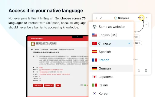 SciSpace: Seu Assistente de Pesquisa com IA para Literatura Acadêmica - Screenshot 4