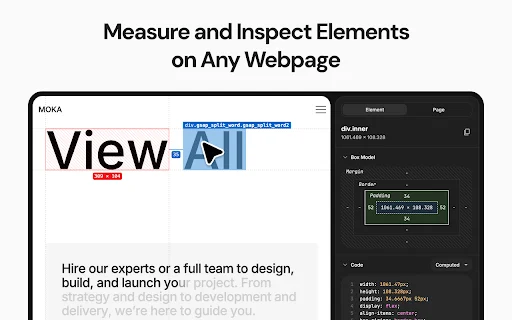 Screen Ruler: Inspetor Web Essencial para Desenvolvedores - Screenshot 1