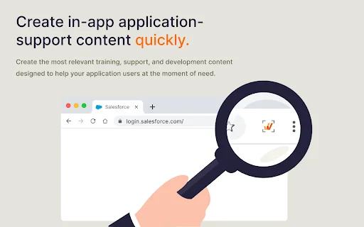 Whatfix Studio: Crie Guias Interativos e Treinamentos para sua Empresa - Screenshot 1