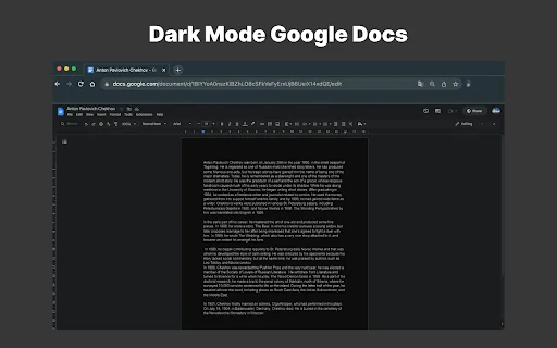 Dark Mode Google Docs: Ative o Modo Escuro no seu Navegador - Screenshot 1