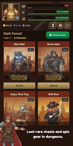 Baixar Gladia2: RPG Online MMORPG Medieval Grátis para Android - Screenshot 3