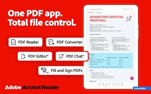 Baixar Adobe Acrobat Reader: Edite e Gerencie PDFs Gratuitamente - Screenshot 9