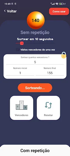 Sorteador: Rifas e Números – Baixe o Melhor Aplicativo de Sorteios - Screenshot 6