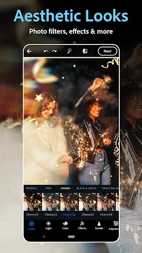 Photoshop Express: Edição de Fotos Profissional no Android - Screenshot 4